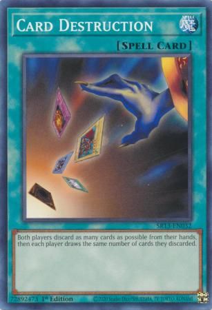 Card Destruction - SR13-EN032 - Common 1st Edition Structure Deck: Dark World [SR13] 1st Edition Singles