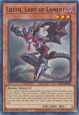 Lilith, Lady of Lament - SR13-EN022 - Common 1st Edition Structure Deck: Dark World [SR13] 1st Edition Singles