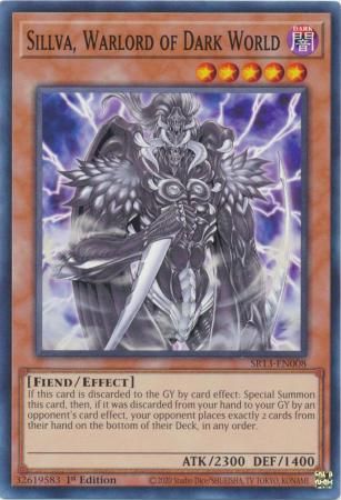 Sillva, Warlord of Dark World - SR13-EN008 - Common 1st Edition Structure Deck: Dark World [SR13] 1st Edition Singles