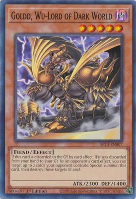Goldd, Wu-Lord of Dark World - SR13-EN007 - Common 1st Edition Structure Deck: Dark World [SR13] 1st Edition Singles (espanol)
