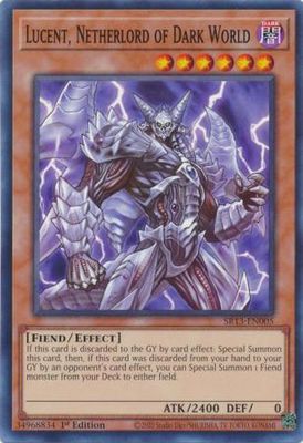 Lucent, Netherlord of Dark World - SR13-EN005 - Common 1st Edition Structure Deck: Dark World [SR13] 1st Edition Singles