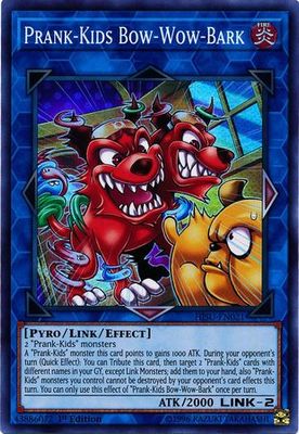 Prank-Kids Bow-Wow-Bark - HISU-EN021 - Super Rare 1st Edition Hidden Summoners Singles