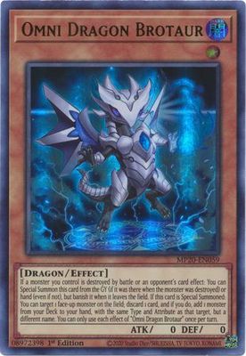 Omni Dragon Brotaur - MP20-EN059 - Ultra Rare 1st Edition 2020 Mega-Tin: Lost Memories 1st Edition Singles