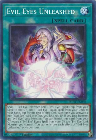 Evil Eyes Unleashed - PHHY-EN068 - Common 1st Edition Photon Hypernova 1st Edition Singles (espanol)