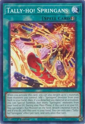 Tally-ho! Springans - PHHY-EN054 - Common 1st Edition Photon Hypernova 1st Edition Singles