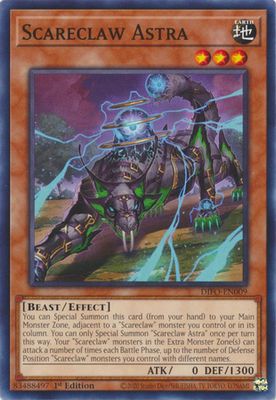 Scareclaw Astra - DIFO-EN009 - Common 1st Edition Dimension Force 1st Edition Singles