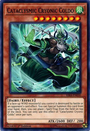 Cataclysmic Cryonic Coldo - RIRA-EN030 - Common 1st Edition Rising Rampage [RIRA] 1st Edition Singles