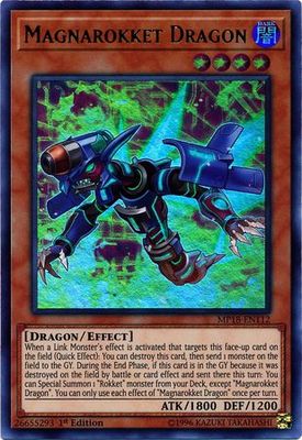 Magnarokket Dragon - MP18-EN112 - Ultra Rare 1st Edition 2018 Mega-Tins Singles