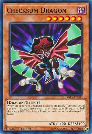 Checksum Dragon - SDRR-EN006 - Common 1st Edition Rokket Revolt Singles
