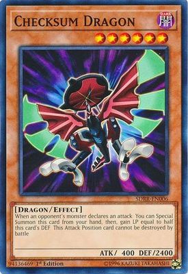 Checksum Dragon - SDRR-EN006 - Common 1st Edition Rokket Revolt Singles (espanol)