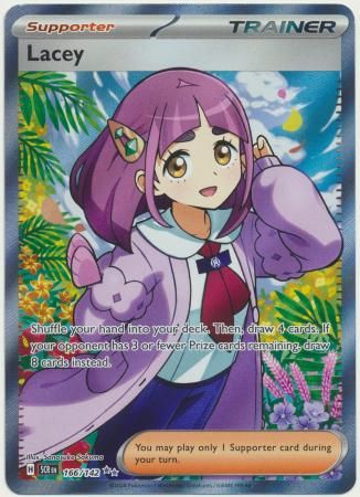 SH Lacey - 166/142 - Full Art Secret Rare Scarlet &amp; Violet: Stellar Crown Singles