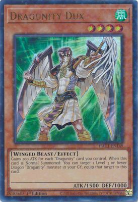 Dragunity Dux - HAC1-EN149 - Duel Terminal Ultra Rare Parallel 1st Edition Hidden Arsenal: Chapter 1 1st Edition Singles