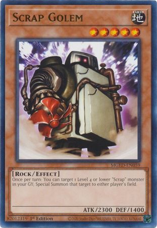 Scrap Golem - MGED-EN059 - Rare 1st Edition Maximum Gold El Dorado 1st Edition Singles