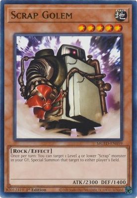 Scrap Golem - MGED-EN059 - Rare 1st Edition Maximum Gold El Dorado 1st Edition Singles