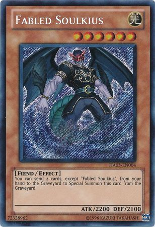 Fabled Soulkius - HA03-EN004 - Secret Rare Unlimited Hidden Arsenal 3 [HA03] Unlimited Singles