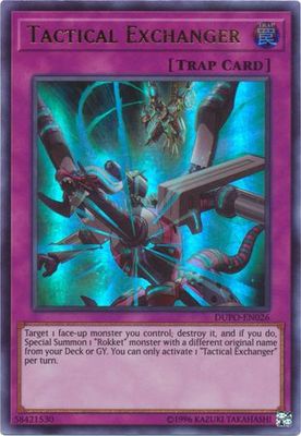 Tactical Exchanger - DUPO-EN026 - Ultra Rare Unlimited Duel Power Unlimited Singles