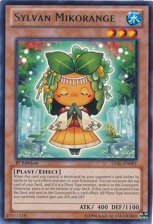 Sylvan Mikorange - LVAL-EN081 - Rare 1st Edition Legacy of the Valiant 1st Edition Singles