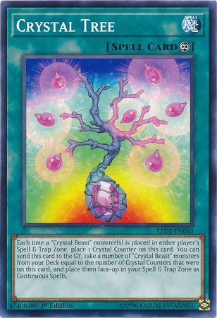 Crystal Tree - LED2-EN045 - Common 1st Edition Legendary Duelists: Ancient Millennium Singles