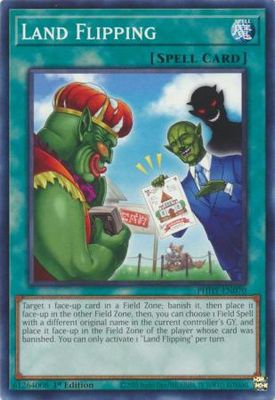 Land Flipping - PHHY-EN070 - Common 1st Edition Photon Hypernova 1st Edition Singles