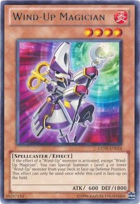Wind-Up Magician - GENF-EN014 - Rare Unlimited Generation Force Unlimited Singles