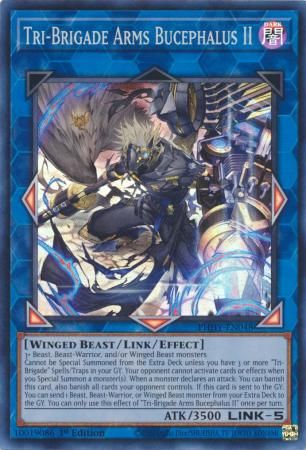 Tri-Brigade Arms Bucephalus II - PHHY-EN048 - Super Rare 1st Edition Photon Hypernova 1st Edition Singles