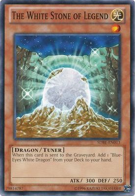 The White Stone of Legend - SDBE-EN013 - Common Unlimited Saga of Blue-Eyes White Dragon Unlimited Singles