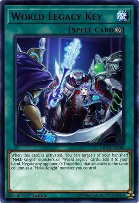 World Legacy Key - MP18-EN206 - Rare 1st Edition 2018 Mega-Tins Singles