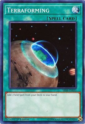 Terraforming - SR08-EN032 - Common 1st Edition Structure Deck: Order of the Spellcasters Singles