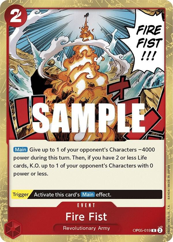 Fire Fist - Awakening of the New Era (OP05) Awakening of the New Era