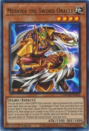 Mudora the Sword Oracle - MAMA-EN026 - Ultra Rare 1st Edition Magnificent Mavens 1st Edition Singles (español)