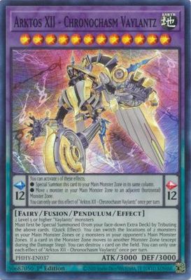 Arktos XII - Chronochasm Vaylantz - PHHY-EN037 - Super Rare 1st Edition Photon Hypernova 1st Edition Singles