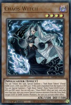 SH Chaos Witch - MP24-EN169 - Ultra Rare 1st Edition Mega Tin 2024 Dueling Mirrors Singles