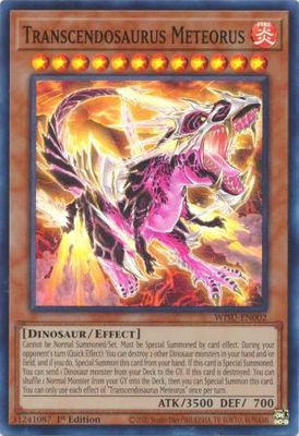 SH Transcendosaurus Meteorus - WISU-EN002 - Super Rare 1st Edition Wild Survivors 1st Edition Singles