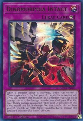 SH Dinomorphia Intact - MP24-EN200 - Ultra Rare 1st Edition Mega Tin 2024 Dueling Mirrors Singles