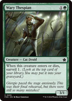 Wary Thespian - Foundations (Foil) Foundations