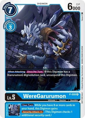 WereGarurumon - P-008 - Digimon Promotion Cards (D-PR) Digimon Promotion Cards