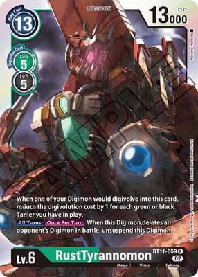 GA RustTyrannomon - Dimensional Phase (BT11) Dimensional Phase