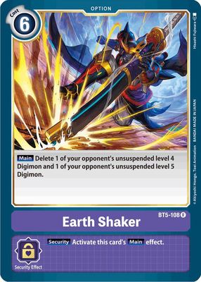 GA Earth Shaker - Battle of Omni (BT05) Battle of Omni