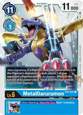 GA MetalGarurumon - BT5-031 - Battle of Omni (BT05) Battle of Omni
