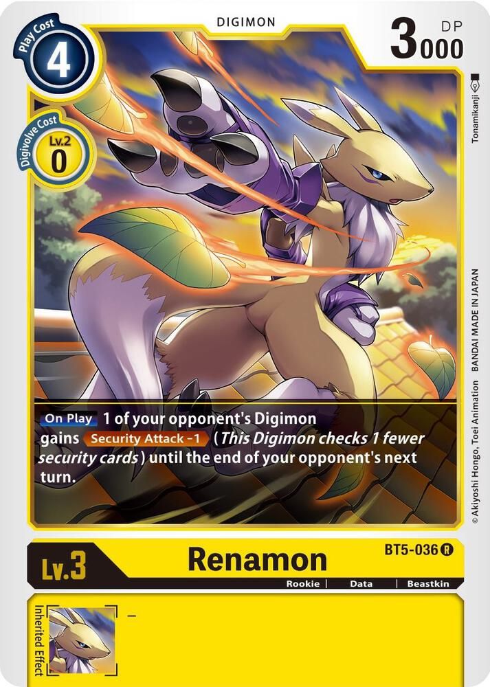 Renamon - Battle of Omni (BT05) Battle of Omni