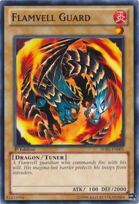 Flamvell Guard - SDBE-EN005 - Common 1st Edition Saga of Blue-Eyes White Dragon 1st Edition Singles