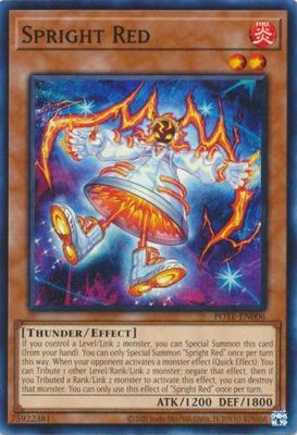 Spright Red - POTE-EN006 - Common Unlimited Power of the Elements Unlimited Singles
