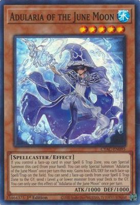 Adularia of the June Moon - CYAC-EN095 - Super Rare 1st Edition Cyberstorm Access 1st Edition Singles (espanol)