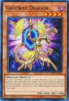 Gateway Dragon - SDRR-EN013 - Common 1st Edition Rokket Revolt Singles (espanol)