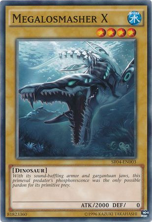 Megalosmasher X - SR04-EN003 - Common Unlimited Structure Deck: Dinosmasher&#39;s Fury Unlimited Singles