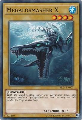 Megalosmasher X - SR04-EN003 - Common Unlimited Structure Deck: Dinosmasher&#39;s Fury Unlimited Singles