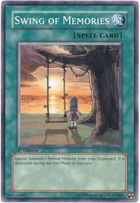 Swing of Memories - SDWS-EN030 - Common 1st Edition Structure Deck: Warriors&#39; Strike 1st Edition Singles (espanol)