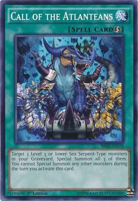 Call of the Atlanteans - BP03-EN178 - Common 1st Edition Battle Pack 3: Monster League 1st Edition Singles
