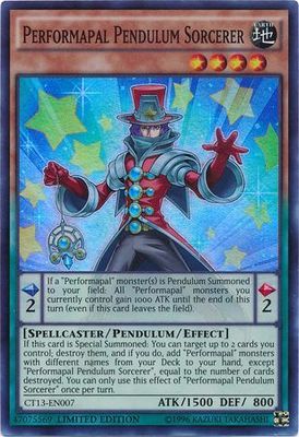 Performapal Pendulum Sorcerer - CT13-EN007 - Super Rare Limited Edition Yu-Gi-Oh! 2016 Mega-Tins [MP16]