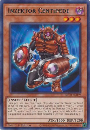 Inzektor Centipede - GRCR-EN039 - Rare 1st Edition The Grand Creators 1st Edition Singles (espanol)